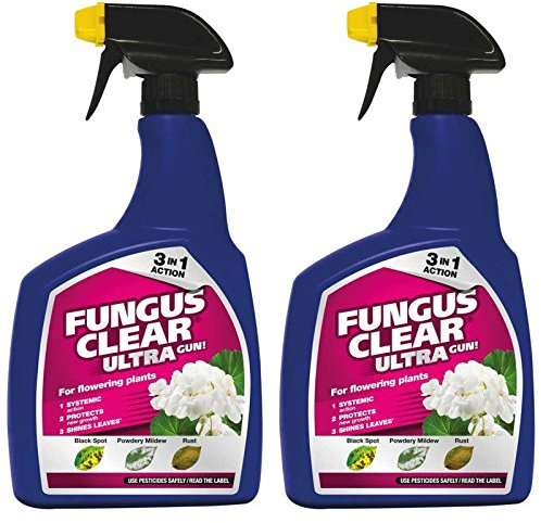 ( x2 ) Fungus Clear 010004 Ultra Gun 1L