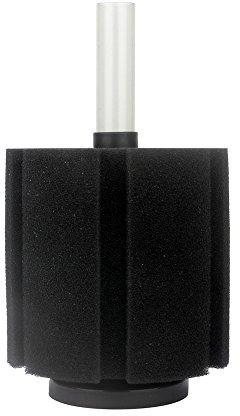 SENZEAL L Size Sponge Filter Air Pump Foam Biochemical Filter for Aquarium with Check Valve Black