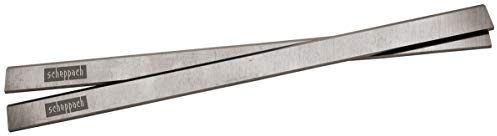 Scheppach HSS-Hobelmesser-Satz | 258 x 22 x 2 mm / 2 Stück/passend zu Abricht- und DIckenhobel HMS1080