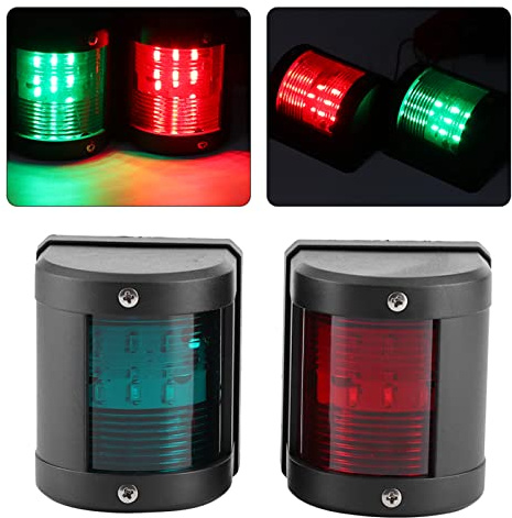 Terisass Boat Navigation Lights Led Light Marine Boat Navigation Lamp for Marine Boat Yaht 5w 12v/24v，navigation Lights for Boats,led Navigation Warning Light
