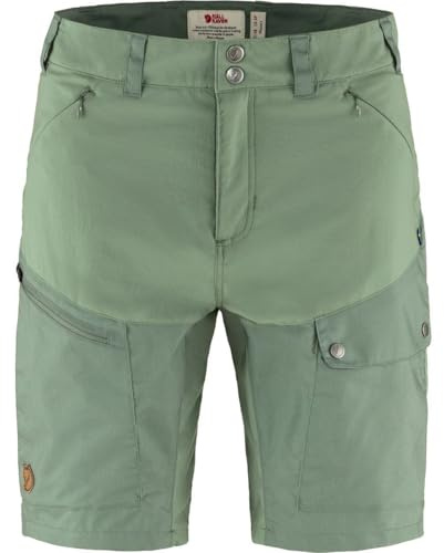 Fjallraven 89857-613-614 Abisko Midsummer Shorts W Pantaloncini Donna Jade Green-Patina Green Taglia 48