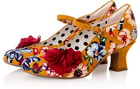 Ruby Shoo Gillian lågklackade Mary Jane pumps, dam, Ockra, 39 EU