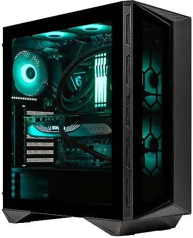 ArsenalPC 110R - RTX 5070 Ti Gaming Desktop PC Liquid Cooled - i9-14900KF 3.2GHz 24 core - 2TB NVMe SSD SSD + 2TB HDD - 64GB DDR5(2X32GB) - 850W - Windows 11 Home - RGB Fans Glass Side WiFi