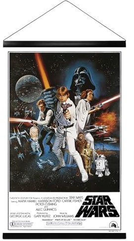 Star Wars: Episode IV - A New Hope - Poster (Hauptmotiv Style 'C' - American) (Größe: 61cm x 91,5cm) (Poster & Posterleisten)