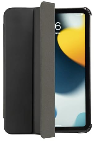 Hama Tablet Hülle für Apple iPad mini 8.3 Zoll 2024 (stoßfeste Schutzhülle für iPad mini mit Standfunktion, schlanker Tablet-Schutz, mit Magnet, EIN-/Ausschalten automatisch, robust) schwarz