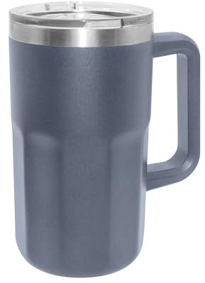 Oggi Taza de cerveza aislada con asa, taza de cerveza grande ideal, jarra de bebidas, vasos aislados, vaso de cerveza, vasos de cerveza, vasos de cerveza, tazas de cerveza con asas, jarra grande, taza