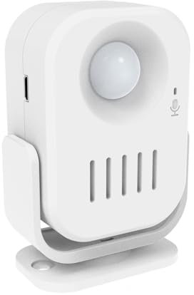 MYAYD Sensor Alarm with Remote Control, Battery Operated, Sensor Doorbell Set with Wireless Remote Control Motion Sensor Detector for Home/Shed/Garage/Van/Shop