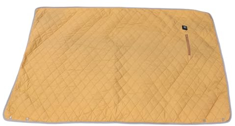 USB-Heizdecke, elektrischer Überwurf, Heizdecke, tragbar, 5 V, schnelle Erwärmung, waschbar, weich und warm, für Zuhause, Büro und Reisen, Polyesterfaser, 120 x 80 cm (Kamel)