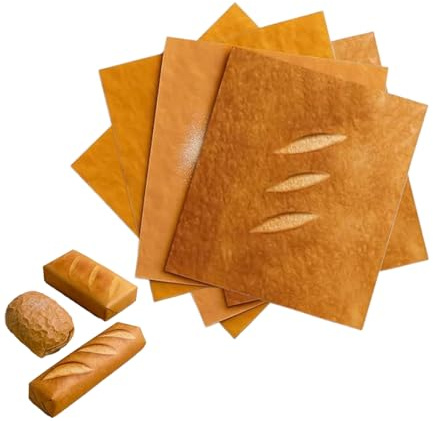 24 pezzi di carta da forno, riutilizzabili, carta da forno antiaderente per avvolgere, accessori da forno antistrappo, per , ampiamente utilizzati per patatine, hamburger, toast, 28 x 21 cm