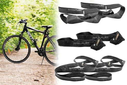 2X Fahrradschlauch 27.5 28 29 Zoll Schwalbe 40/62-584/635 mit DV19 Dunlop, SV19 Sclaverand, AV19 Autoventil, Ventillänge 40mm, universal, MTB (28, DV19)