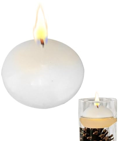 Floating Candles for Swimming Pool, Floating Water Candle - Flickering Waterproof Flameless Candles, Waterproof Floating Candles for Pool, Patio, Party, Festival.