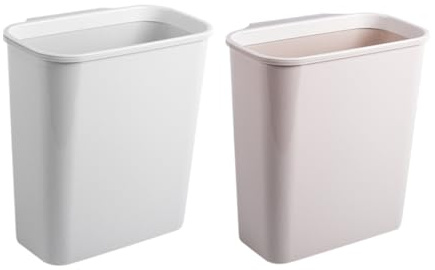 Mobestech Cubo de Basura Colgante para Cocina Caja Organizadora Multifuncional de Plástico sin Olor Montaje Exterior para Armarios de Espacio para Hogar y Oficina Color