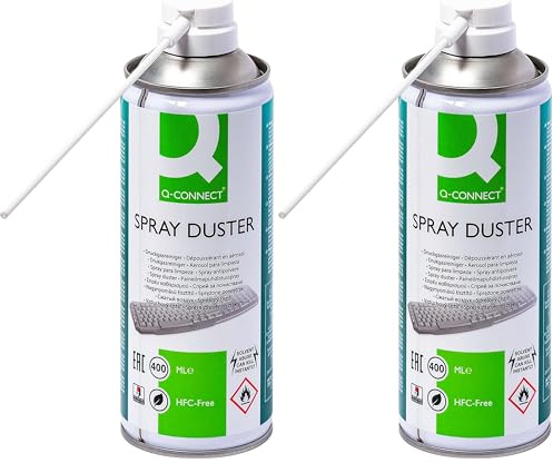 Q-Connect HFC-Free Air Duster 400 ml (Pack of 2)