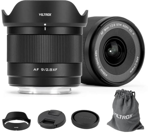 VILTROX 9mm F2.8 XF Air AF Objetivo para Fuji X, APS-C Ultra Gran Angular