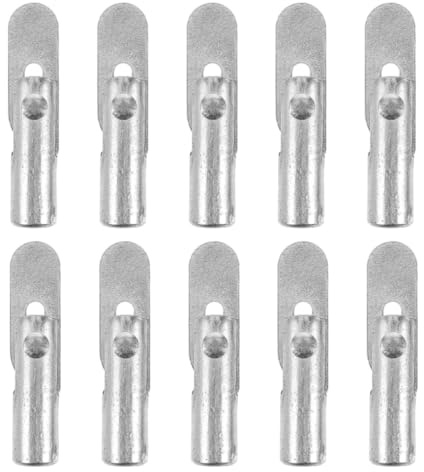 MAGICLULU 10 Pezzi Perni di Bloccaggio Zincati per Impalcature, Perni Fissi Sostituibili da 12x45mm per Ponteggi Professionali, Accessori per Ponteggio ad Uso Edile