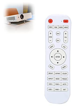 Zerone Projektor Fernbedienung, Projektor Fernbedienung Smart Controller weiß