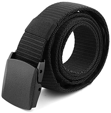 Anti-Theft Money Belt with Secret Hidden Zipper Perfect for Travelling, Hiking, Festivals, Camping, Airports and Work (Black Colour)