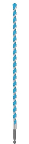 Bosch 1x EXPERT HEX-9 MultiConstruction Drill Bit (for Concrete, Soft tiles, Ø 12,00 mm, Professional Accessory Impact Drill/Driver, Rotary Drill/Drivers)