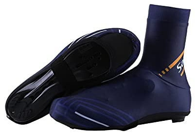 Santic Cycling Overshoes Thermal Cycling Shoes Cover Cycling Gaiter with Fleece Inside with Zip