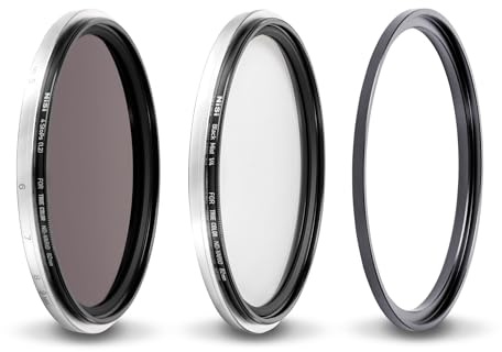 NiSi 82mm Swift Add on Kit | Inkl. Swift ND16 (1,2) 4 Blenden ND Filter, Black Mist 1/4 Filter, 82mm Adapterring