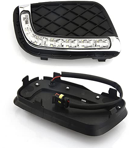 BAKUGO 2 Stück Tagfahrlicht Nebelscheinwerfer Blinkerleuchte Für Benz Smart Fortwo 2008 2009 2010 2011