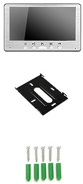 Sonnette sans fil Kit De Système D'interphone Vidéo 7 moniteur Filaire 1200TVL Étanche IR Sonnette Appel Caméra Vidéo Porte Téléphone For Maison Appartement pour le bureau de l'école à domicile ( Siz