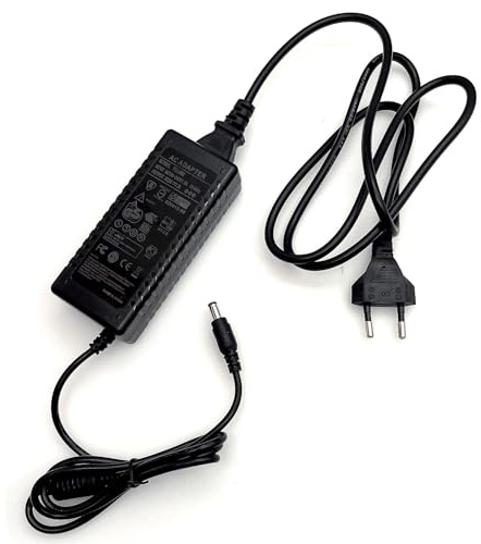 JZK 24V 2A Netzteil AC 100-240V 1.8A auf DC 24V 48W AC DC Netzteil Konverter Transformator, 5.5 mm x 2.1 mm-Buchse für LED-Lichtleiste, LCD-Monitor, Router, CCTV-Überwachungskamera