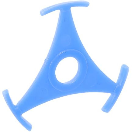 OSALADI Adaptateur pour Disques Vinyles Triangulaire en Plastique Bleu Compatible Large et Facile à Utiliser pour Platine Vinyle