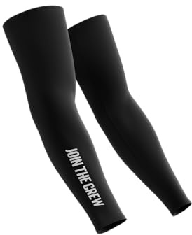 ninesquared - Mangas técnicas de voleibol protectoras transpirables elásticas unisex 1 par, Negro , S/M