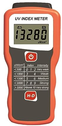 Mesureurs de lumière Testeur D'indice De Rayonnement Ultraviolet De Compteur D'indice UV Numérique Dans Le Détecteur De Performance De Blocage De Film Solaire De Protection Solaire De Lumière Du Solei