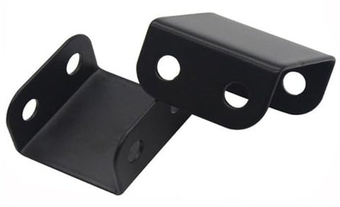 Lerpwige Support de montage de ventilateur convivial pour ventilateur de 8 cm/9 cm Matériel de montage en métal pour ventilateur de refroidissement PC Configuration facile