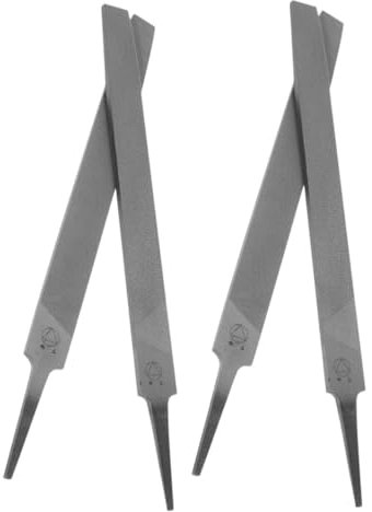 Gadpiparty Schärfwerkzeug – 4 Metallfeilen Glatter Schnitt Schwer Zu Brechen Langlebig Perfekt Für Gartengeräte