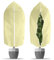 OFFCUP Funda para Plantas, 2pcs 60g/m² 80 * 100cm Saco Cubre Plantas con Cordón y Cremallera, Vellón de Protección contra Congelación para Invierno, Cubiertas de Protección Protege de Las Heladas