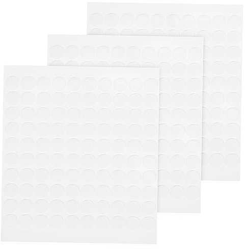 GRIRIW 300stücke Transparente Doppelseitige Acryl-klebepunkte Rund Wasserfest Starke Haftung Rückstandsfrei Entfernbar Für Diy Bastelarbeiten Foto Dekoaufkleber
