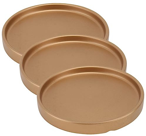 Happyyami 3St Blumentopf-Chassis Untersetzer für Blumentöpfe Terrakotta blumenkübel untersetzer blumentopfuntersetzer zimmerpflanzen Pflanzenuntersetzer für drinnen Wasserbehälter Keramik