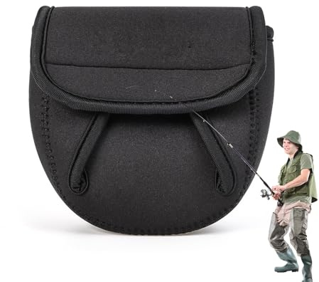 Aufbewahrungstasche für Rollen: wasserdichte Tasche, Outdoor-Ausrüstung, Organizer für Fliegenrolle, langlebig, Reisetasche, stoßfest, kompakter Schutz