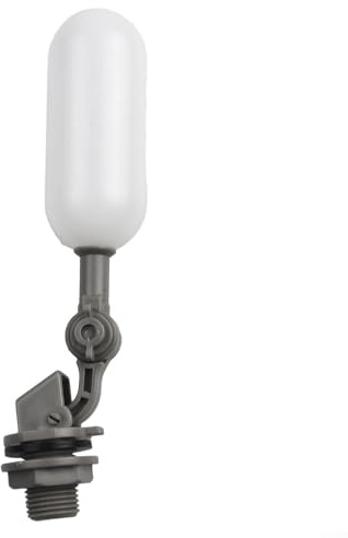 ComfyHarbor Valvola a sfera galleggiante DN15 Valvola di controllo automatica del livello dell'acqua da 1/2 pollici con corpo in ABS a sfera galleggiante PE per sistema di riempimento serbatoio