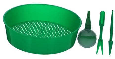 Gatuida Setaccio per da Strumento per Filtrare e Pietre per Giardinaggio e Piantagione con Imballaggio Plastificato
