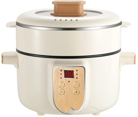 YIGECHENXIN Cuisinière électrique intégrée Haut de Gamme 220V / 1000W avec Fonction de Rendez-Vous adapté à la Maison, Magasin de dortoirs,2L