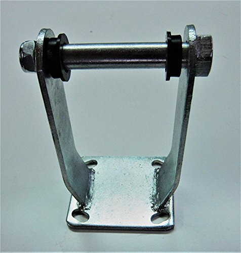 HKB ® Bockrolle für Rad-ø = 260mm und Radbreite = 75mm 16mm Achsendurchmesser ⌀
