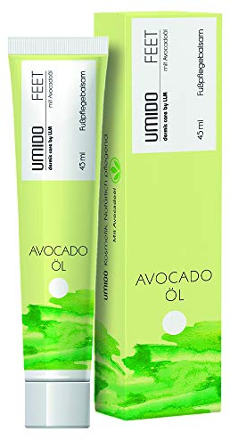 72x UMIDO Fußbalsam 45 ml Avocadoöl | Fußcreme | Fußlotion | Pflegecreme | Fußpflegecreme