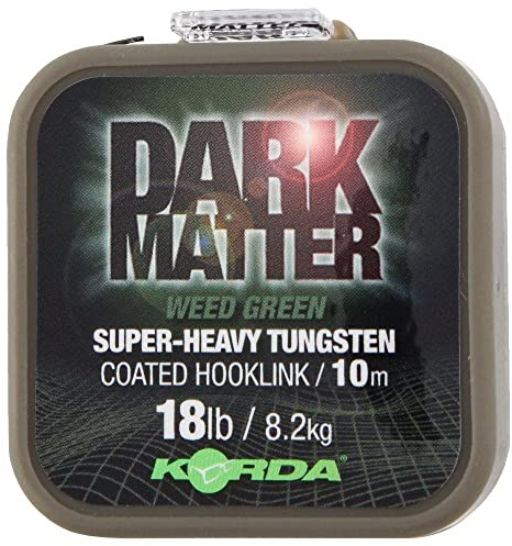 KORDA Dark Matter Tungsten Coated Braid Vorfachmaterial für Karpfen, schwer