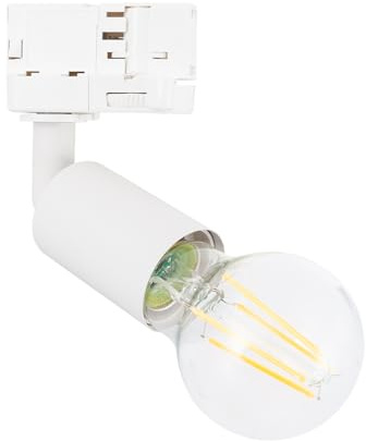 LEDKIA LIGHTING Foco Carril Trifásico Oasis para Bombilla E27 Blanco E27