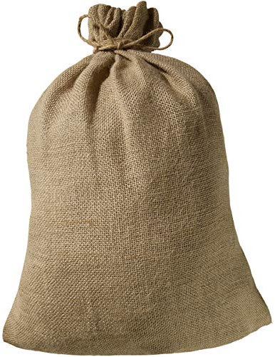 dressforfun 303425 Decorazioni Natale, Classico Sacco di Iuta, Dolci Regali, Colorazione Naturale