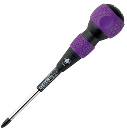 VESSEL Ball Grip Tang-Thru Screwdriver +2x100 (4) No.230 230P2100