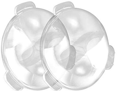 Durovis Essentials Lot de 2 verres biconvexe PMMA pour casque de réalité virtuelle et lunettes 3D Google Cardboard 34 mm