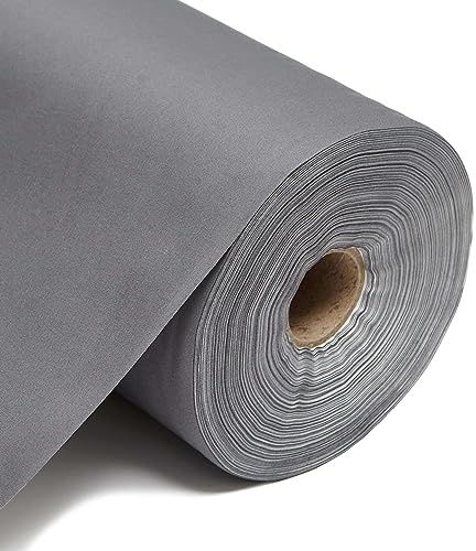 1m Charcoal Thermal Blackout Curtain Lining – 3 Pass Opaque Blackout Curtain Fabric, 260GSM 54” Inches 137cm Wide – for Home, Caravans & Campervans – Fabric by The Metre by Discount Fabrics LTD