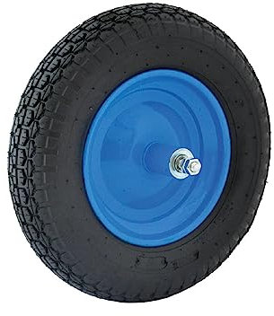 La zappa Ruota pneumatica di tipo tacchettato per carriola con cuscinetti (Interasse di 110 mm)