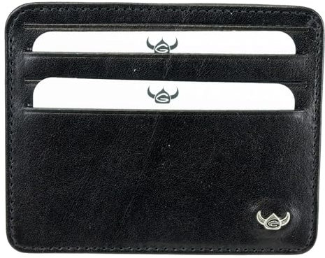 Golden Head Leder Kartenhalter Colorado RFID Credit Card Case Black schwarz