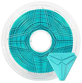 LeoPlas PLA Filament 1.75mm Klar PLA Filament 1kg für 3D-Druckmaterial Druckerzubehör (Türkis)